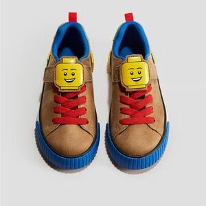 LEGO Kids' Brown and Red Sneakers